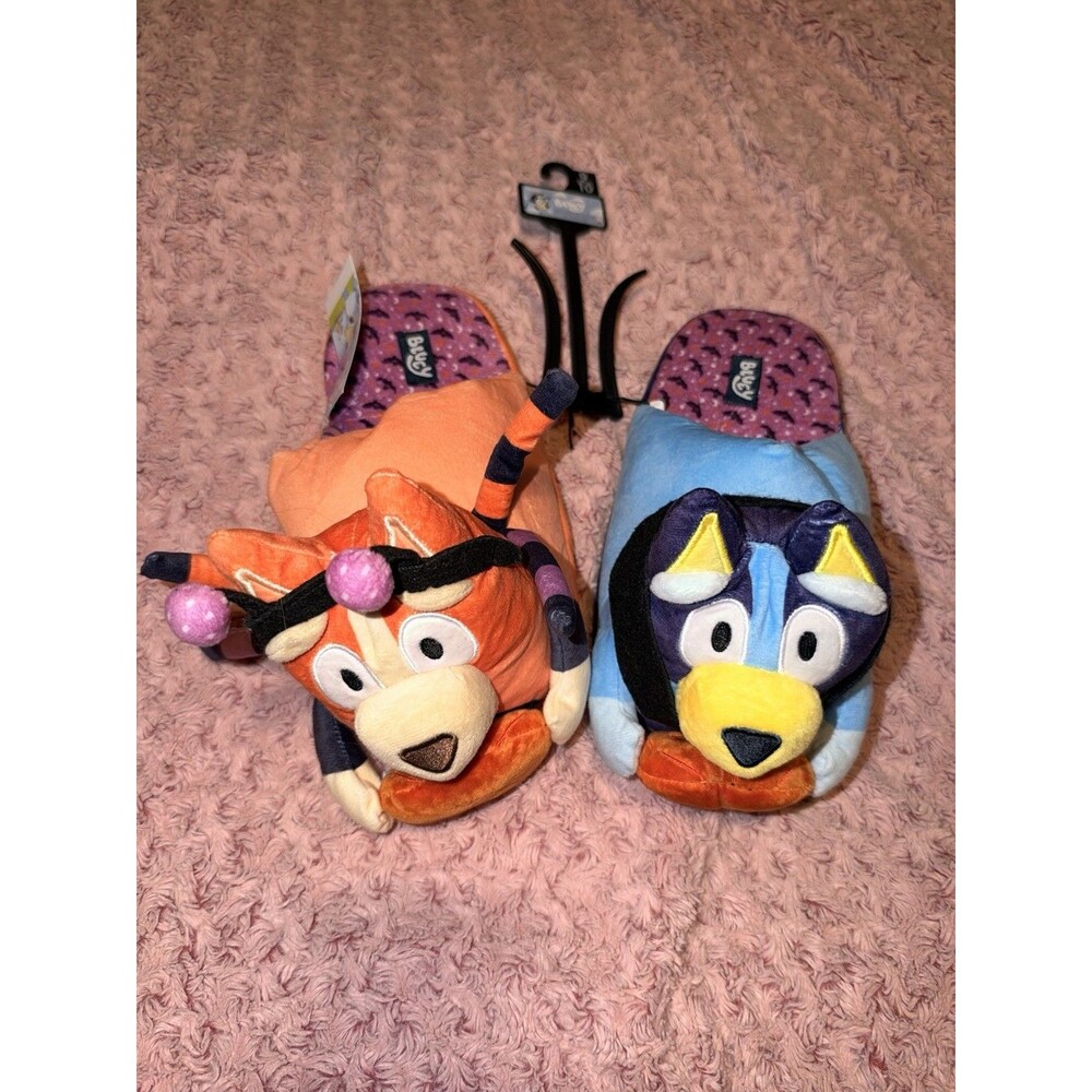 NWT Bluey & Bingo Slippers Adults Holiday Halloween Size 9/10